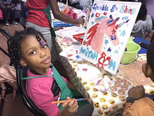 Kiddie Sip & Paint Party