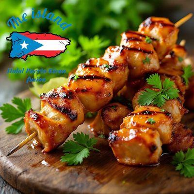 Chicken skewers