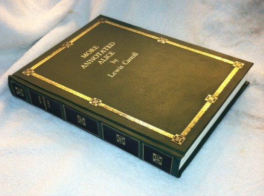 full binding with gold title and gold rule. banded spines