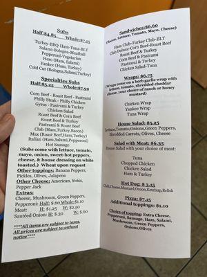 Subs Sandwiches & More