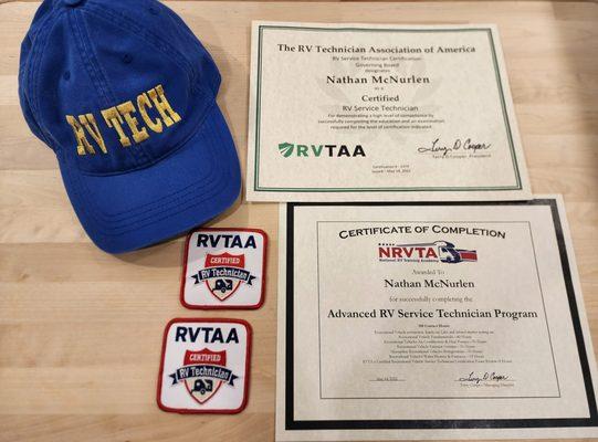 Trained and certified!