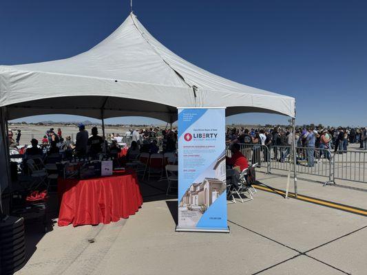 Resident VIP area at the Yuma Airshow