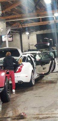 Had to get jag cleaned