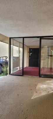 Front entrance to the core of the building.
Exterior units also available.