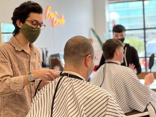 Dapper House Barber Cass Corridor