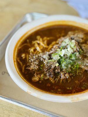 Birria Ramen Soup for 2