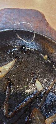 Piece of plastic found in my veggie fajitas