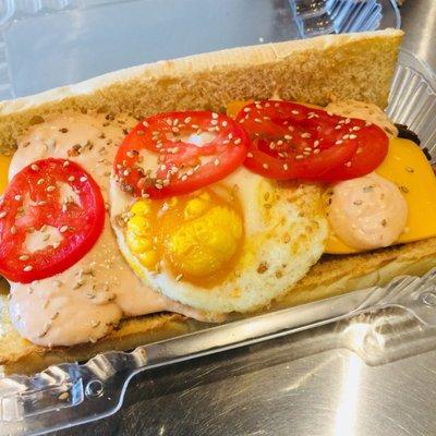 Cheeseburger Sandwich.