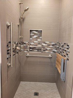 After photo of shower.