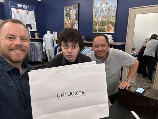 Me and Chase and Martin, thanks for the help guys!