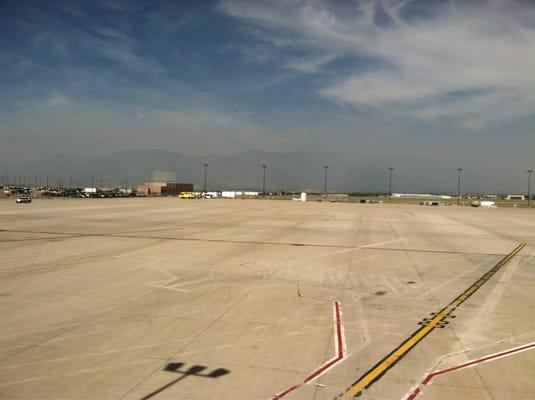 View from window during forest fires, June 12 2013