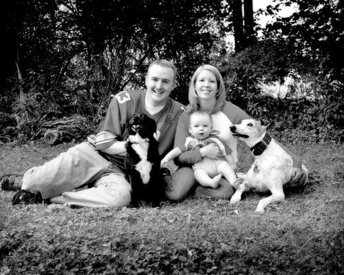 Family photos are not family photos without your beloved pets.