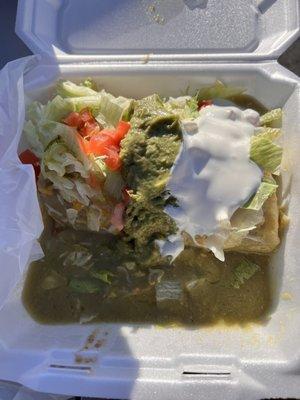 Burrito supreme with pork