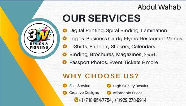 3W Design and Printing