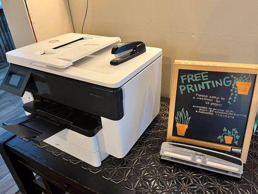 Free printing!