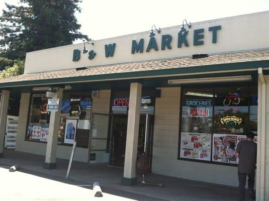 The storefront during the day.