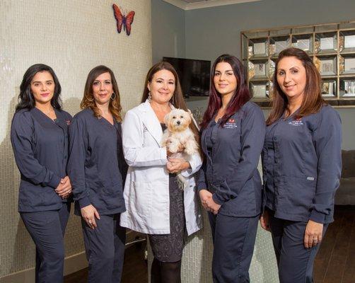 Dr. Joyce Martin and her staff