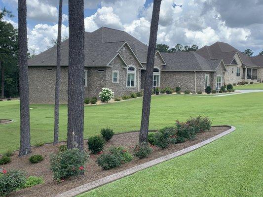 View across front yard