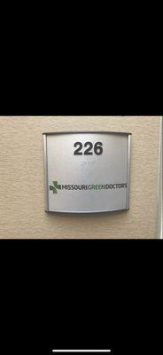 You can find Missouri Green Doctors in Suite 226.