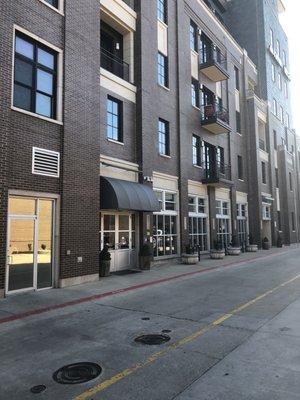 Entrance to the shop