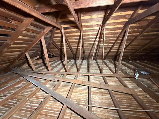 After insulation and vermiculite was removed.