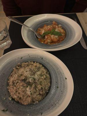 Gnocchi Alla Sorrentina, Risotto Ai Funghi Porcini