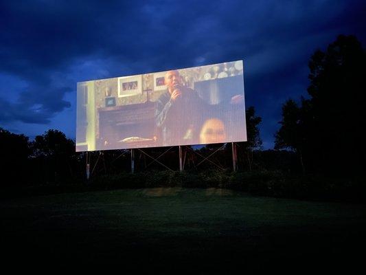 Friday night at the movies