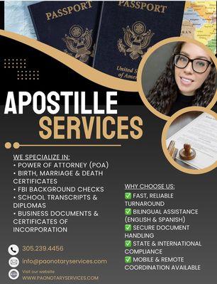 Apostille services at your service