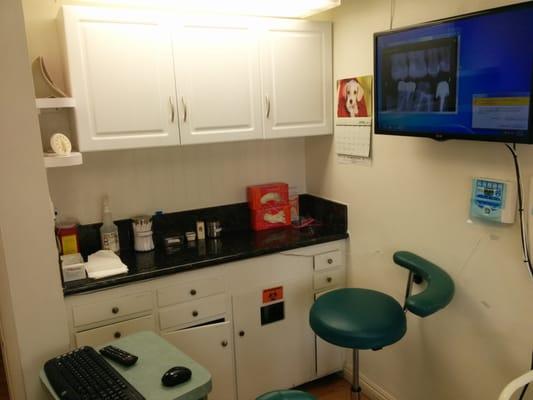 I used my own x rays from my old dentist