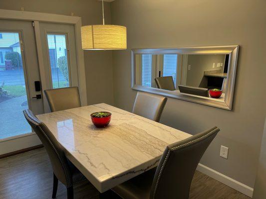 Dining room area