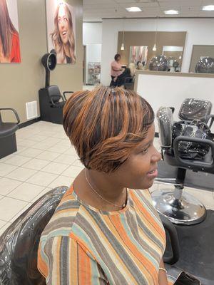 Hair extensions style