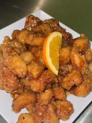 Orange chicken!