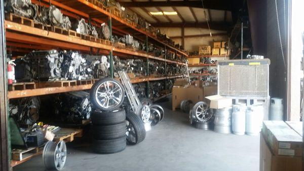 So many parts! This is just one row of several plus the back lot.