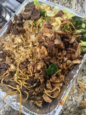 Missing extra meat and no shrimp.