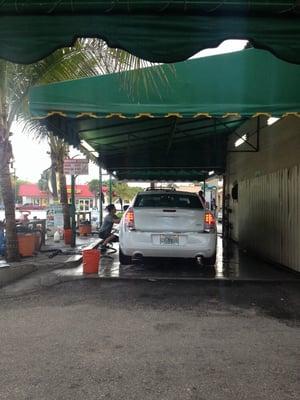 Car wash at Valero. Open 7 days a week. $10.