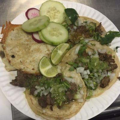Lengua Mulita, Asada y Al Pastor Tacos