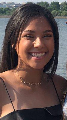 Elizabeth ready for her prom.