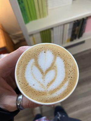 Oat milk cortado