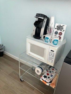 Microwave and Kuerig included