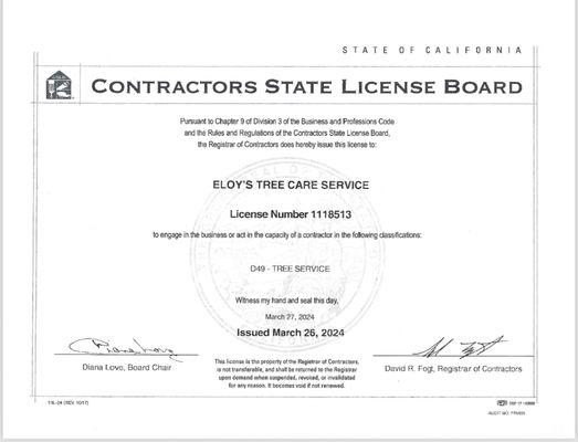 Eloy’s Tree Care Service