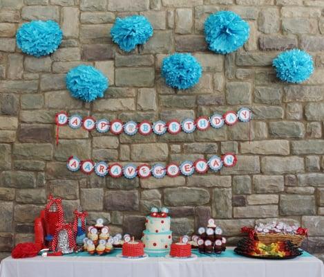 Children's Birthday Party desert bar
