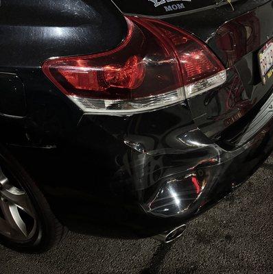 Hit and run to can't tell it was hit ...