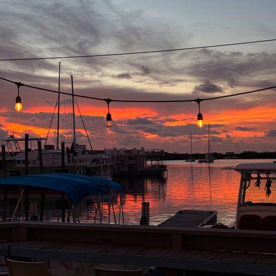 Sunset from the dock