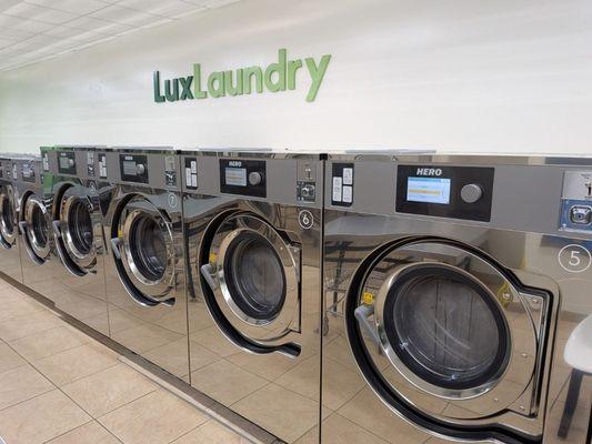 Upgraded to top-tier, high-capacity washers for the ultimate clean.