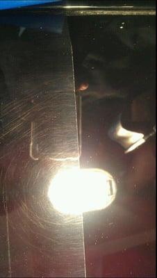 50/50 shot on a Audi A4. to your left is the bad scratches and wash marks to your right a clean finish.