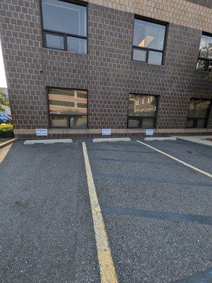 Parking spaces available for your convenience