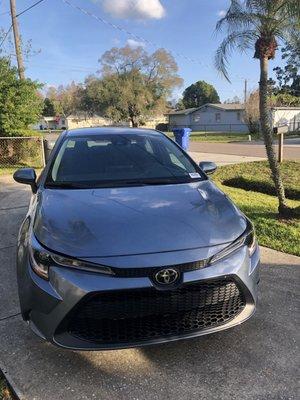 Beautiful 2020 Toyota Corolla from Stadium Toyota. It was a pleasure.