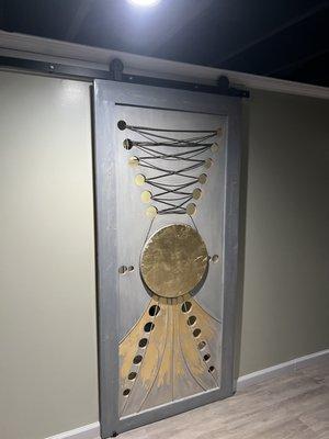 Custom made barn door.