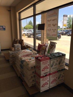 Wide variety of bulk rice.