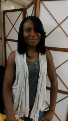 Hair weaving service